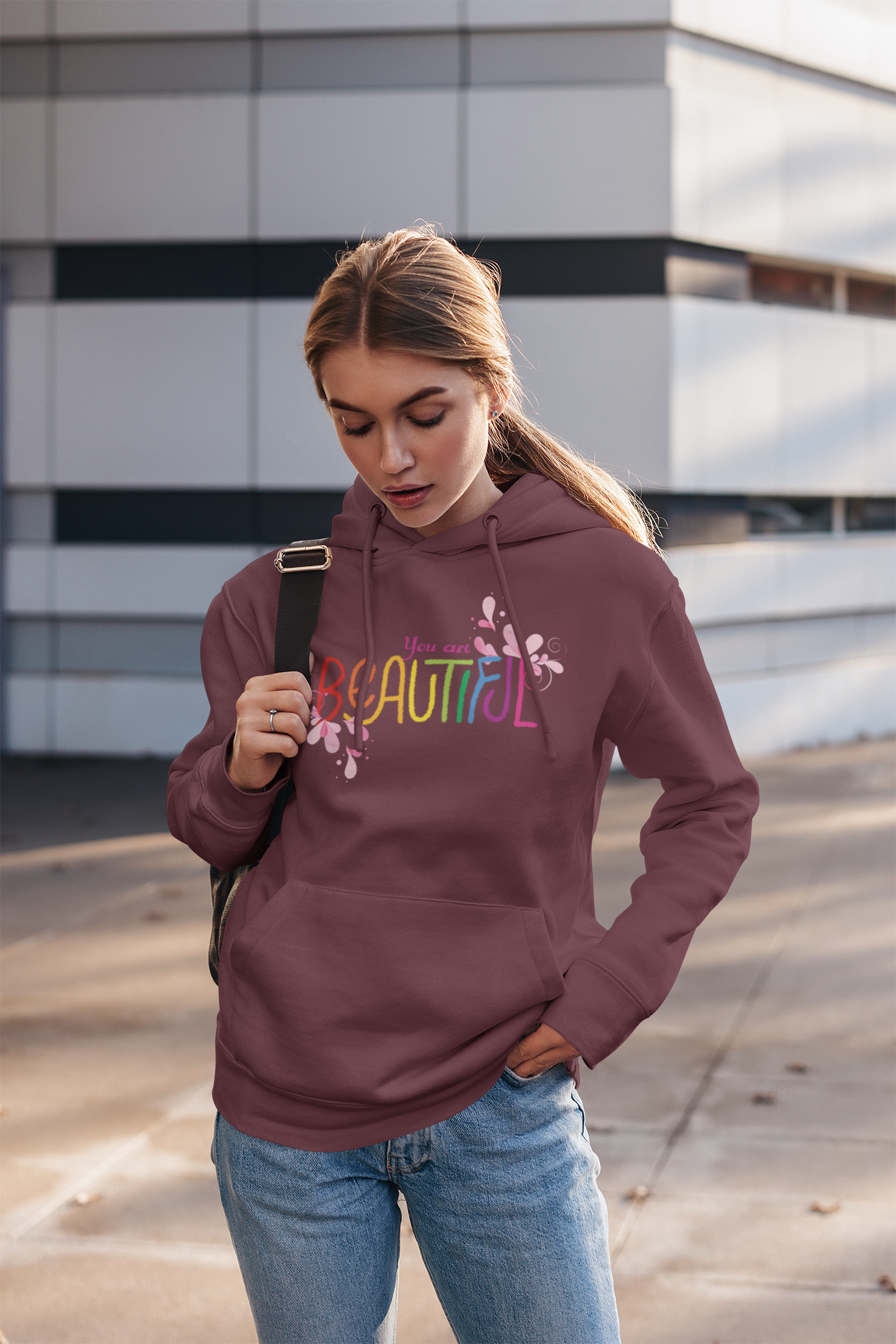 You Are Beautiful Motivational Hoodie - Unisex - Motivational Treats