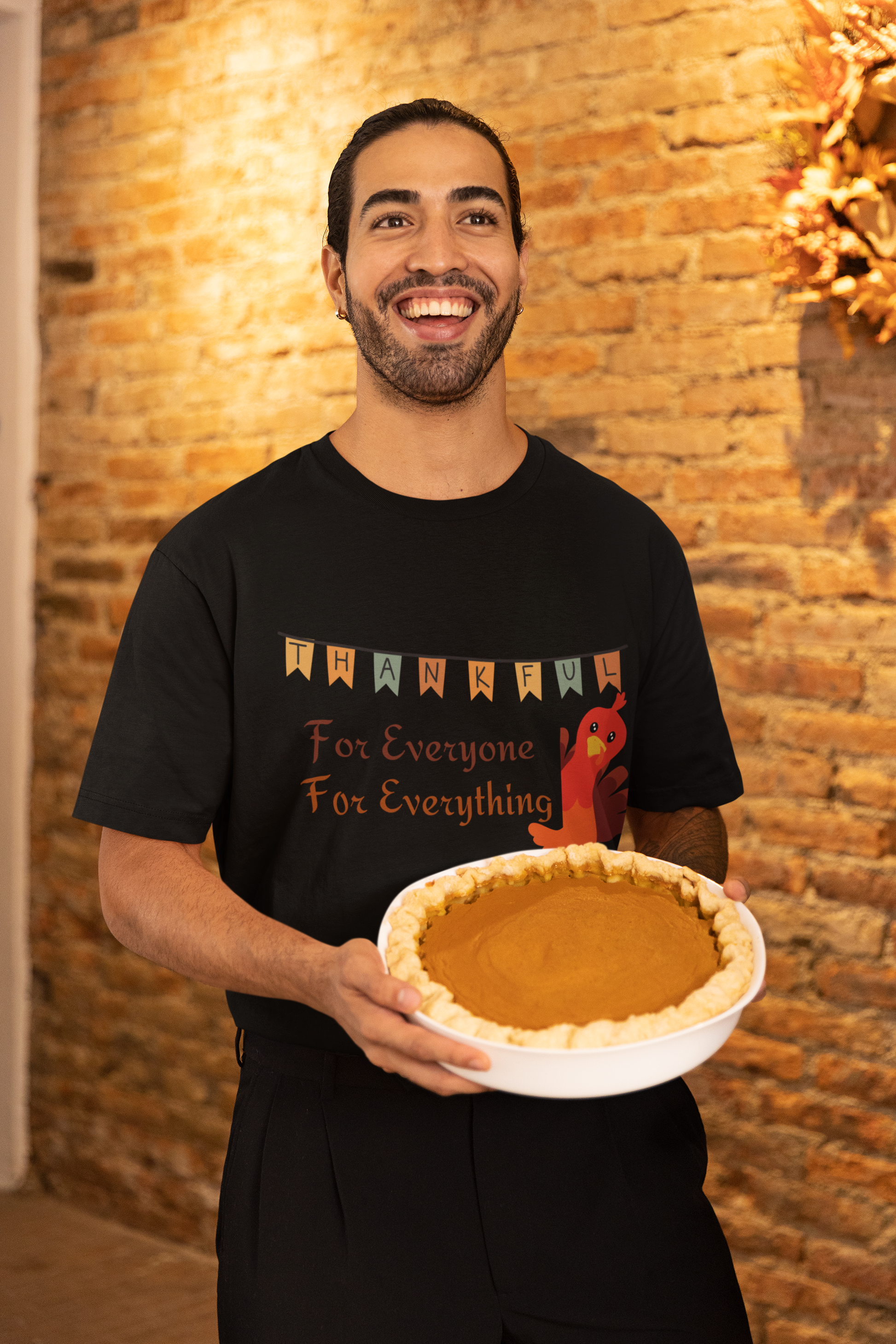 Thankful for Everyone and Everything Thanksgiving T-Shirt - Unisex - Motivational Treats