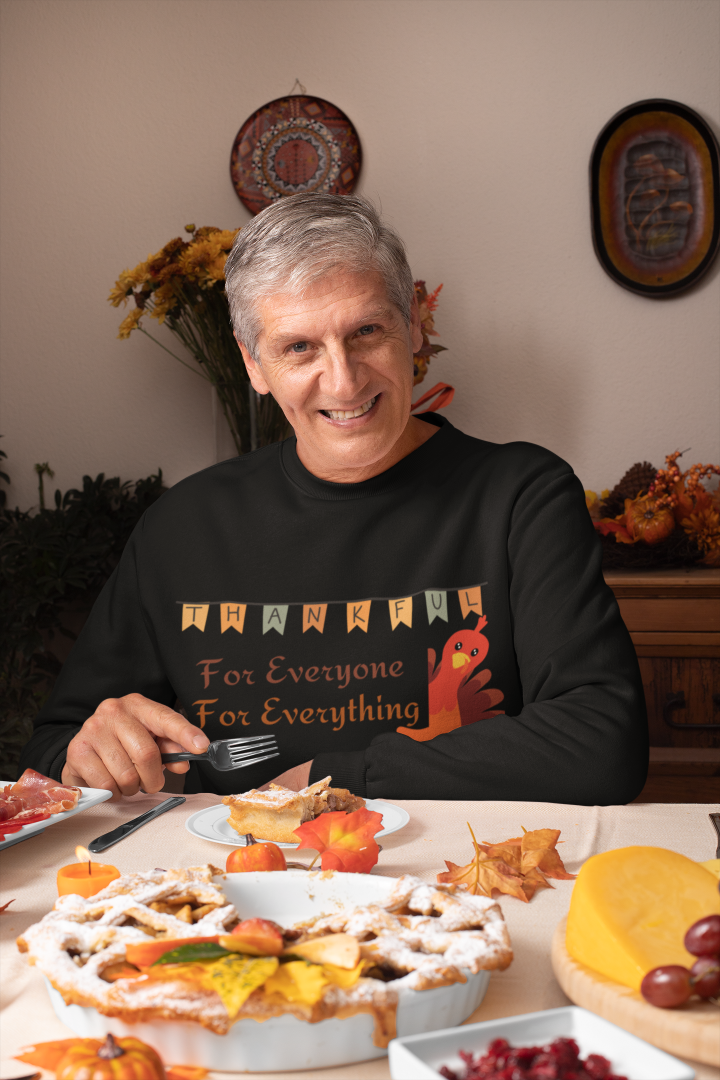 Thankful for Everyone Thanksgiving Sweatshirt - Unisex - Motivational Treats