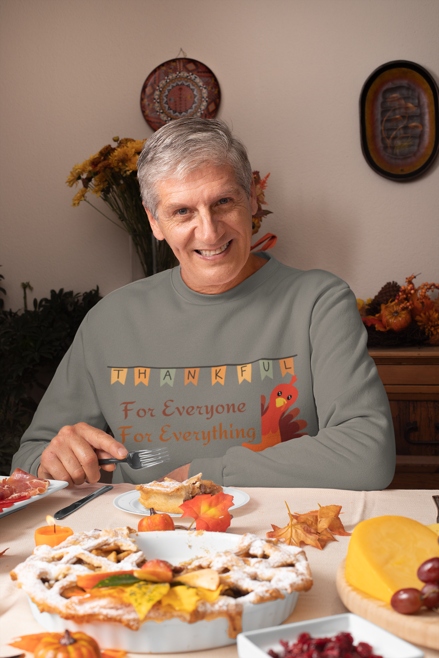 Thankful for Everyone Thanksgiving Sweatshirt - Unisex - Motivational Treats