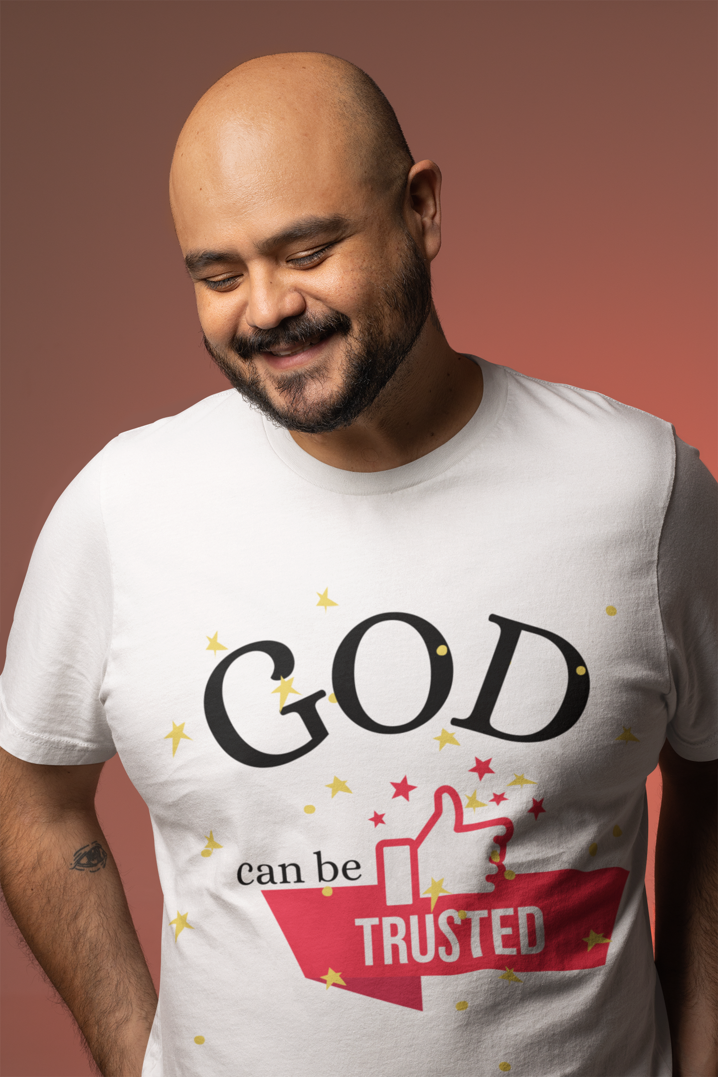 God Can Be Trusted Motivational T-Shirt - Unisex - Motivational Treats