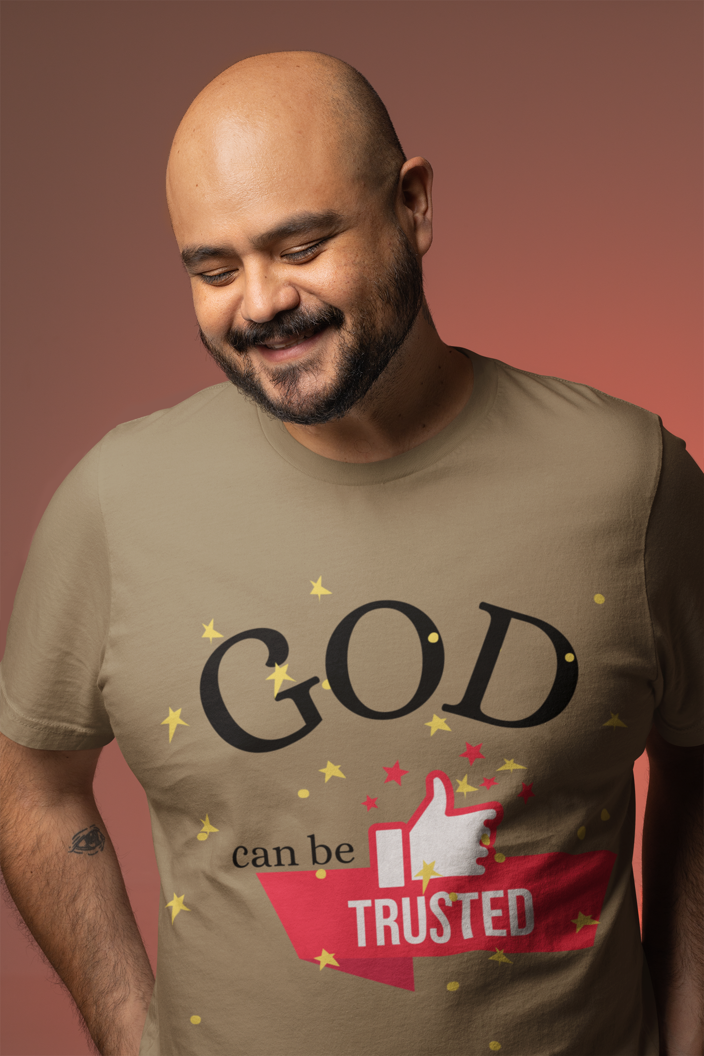 God Can Be Trusted Motivational T-Shirt - Unisex - Motivational Treats