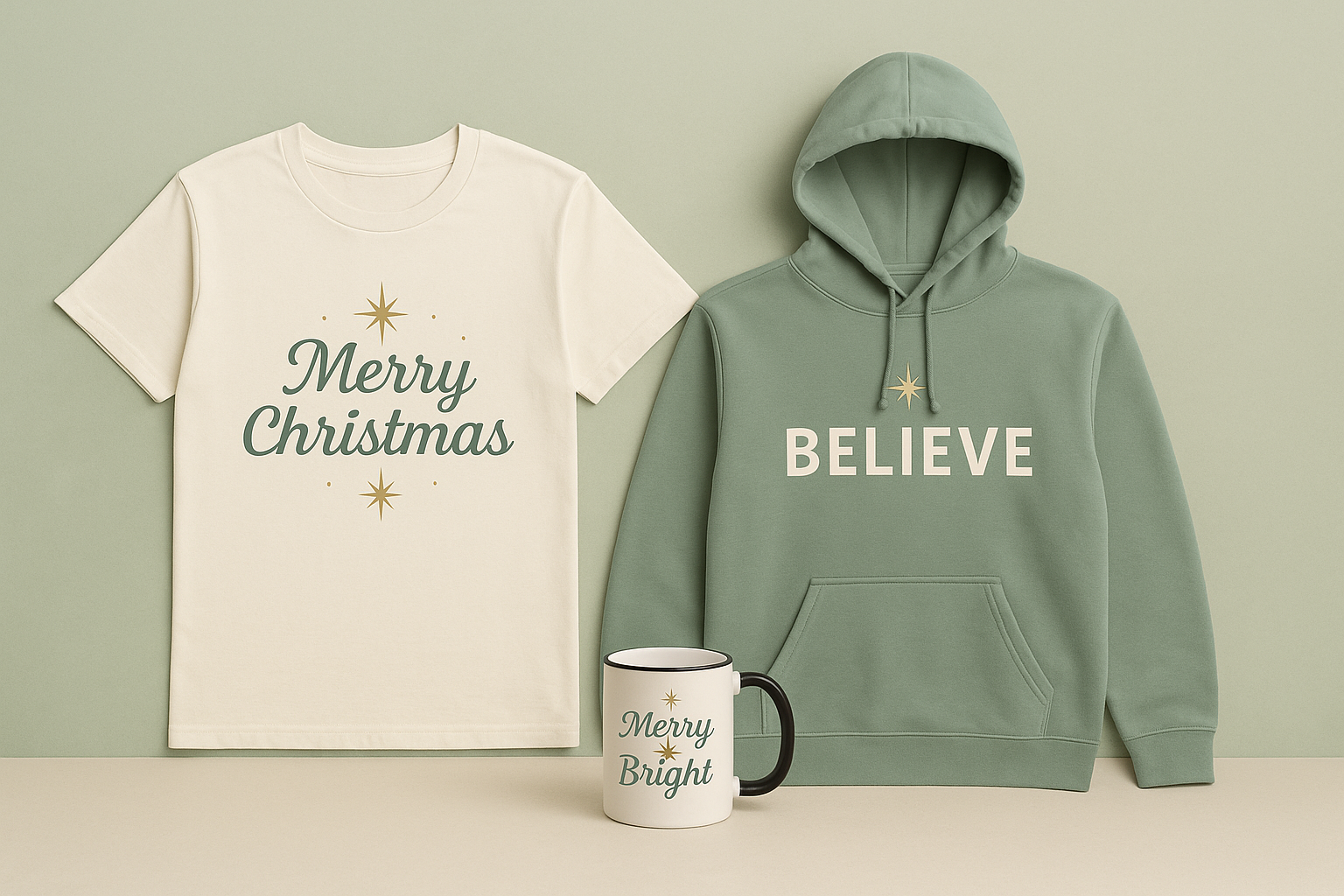 Text-Friendly Christmas Banner